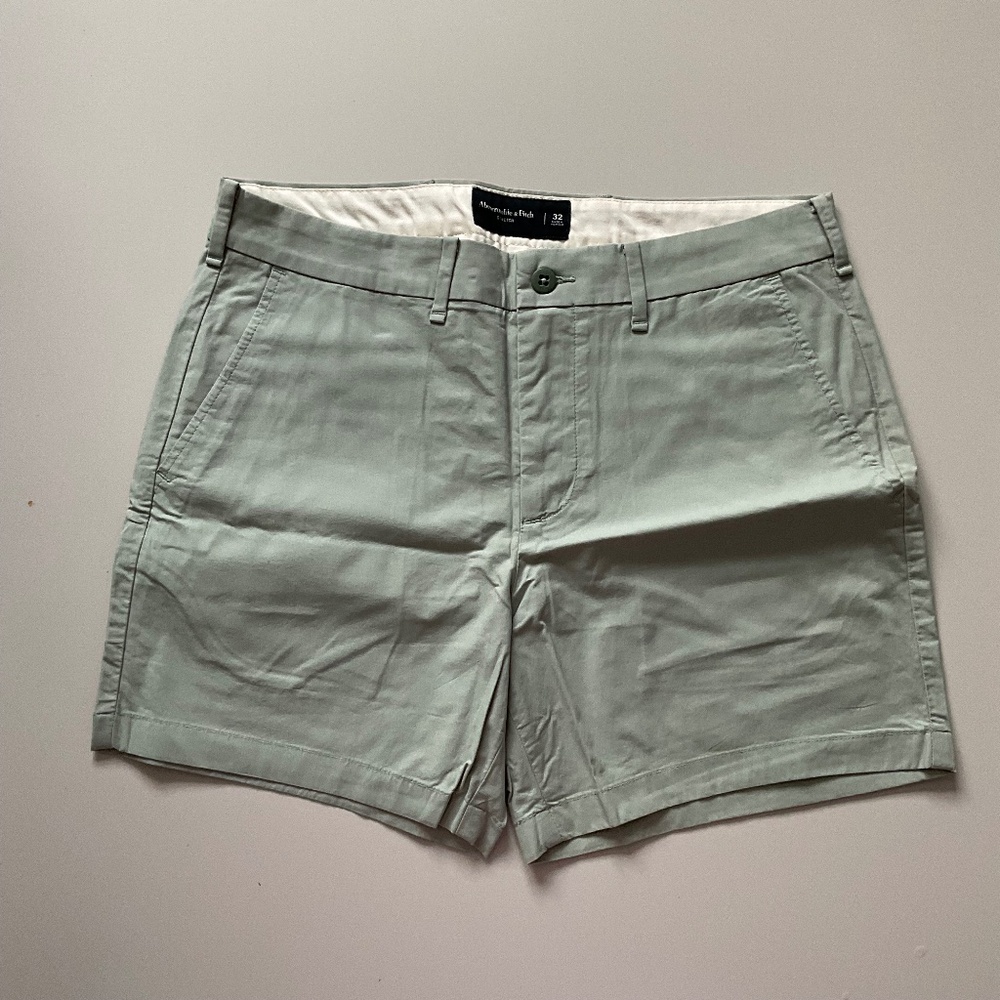 Abercrombie & Fitch Stretch Mint Size 32 Men's Shorts